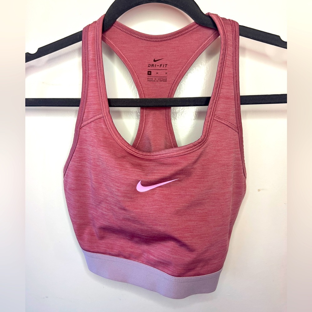 Salmon pink Nike Sports Bra